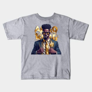 Afro King Kids T-Shirt